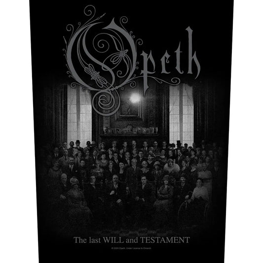 Opeth Back Patch: The Last Will And Testament