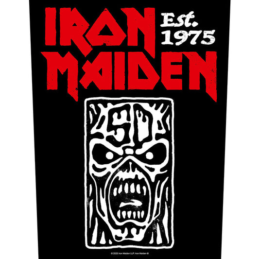 Iron Maiden Back Patch: Est 1975