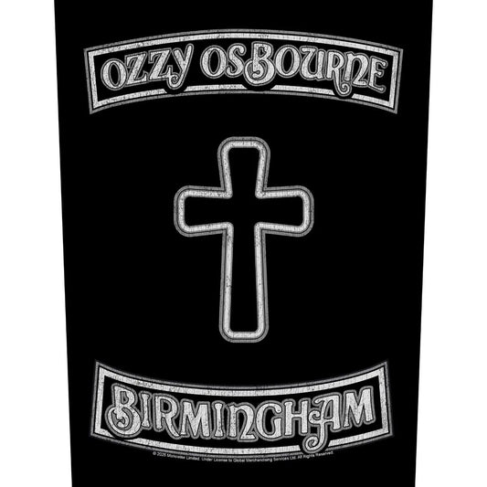 Ozzy Osbourne Back Patch: Birmingham