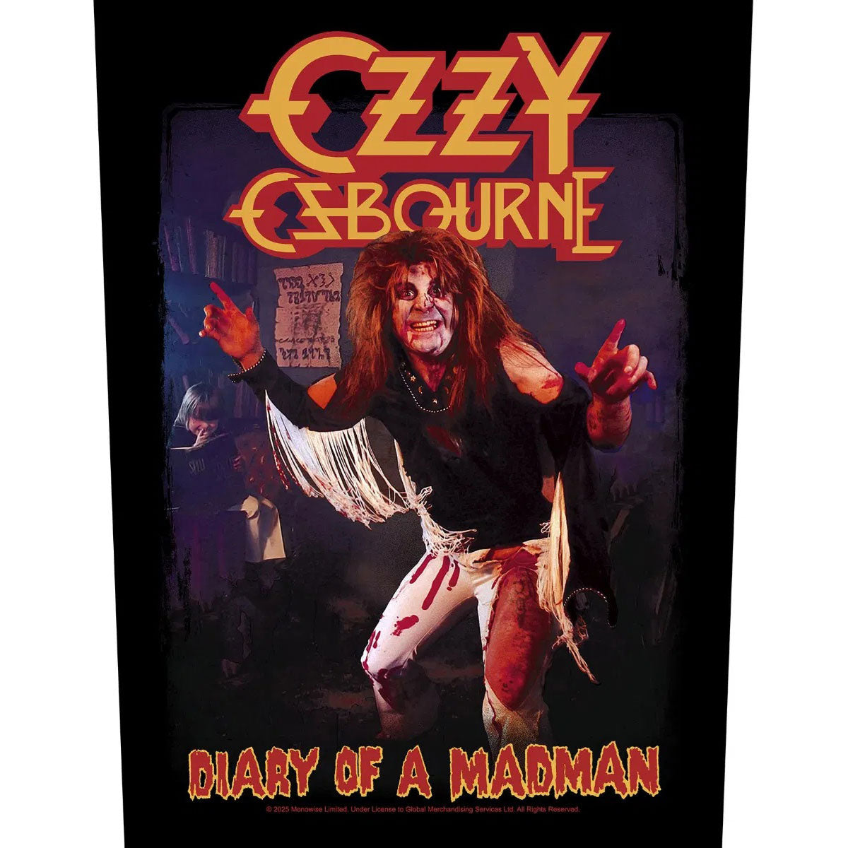 Ozzy Osbourne Back Patch: Diary Of A Madman