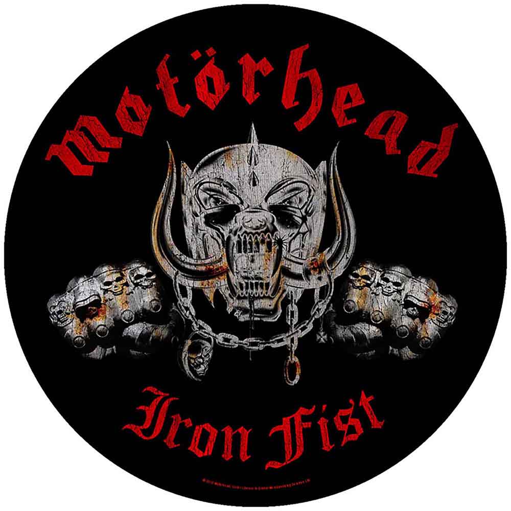 Motorhead Back Patch: Iron Fist 2010