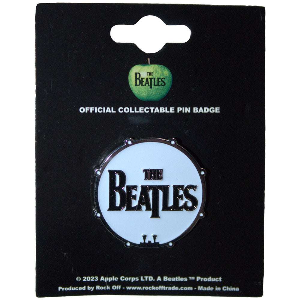 The Beatles Badge: Drum Logo