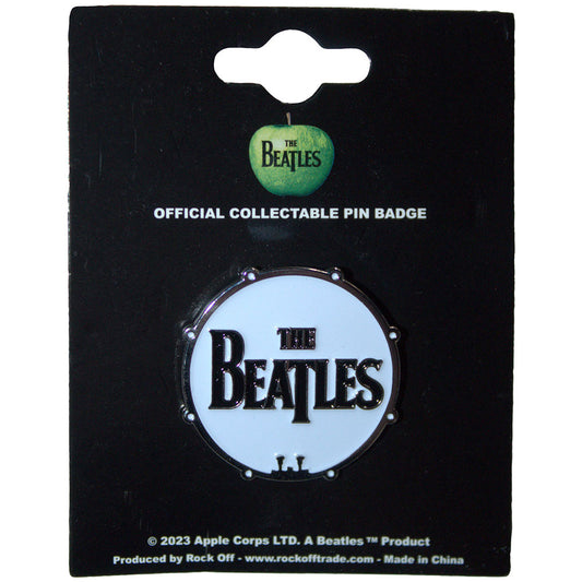 The Beatles Badge: Drum Logo