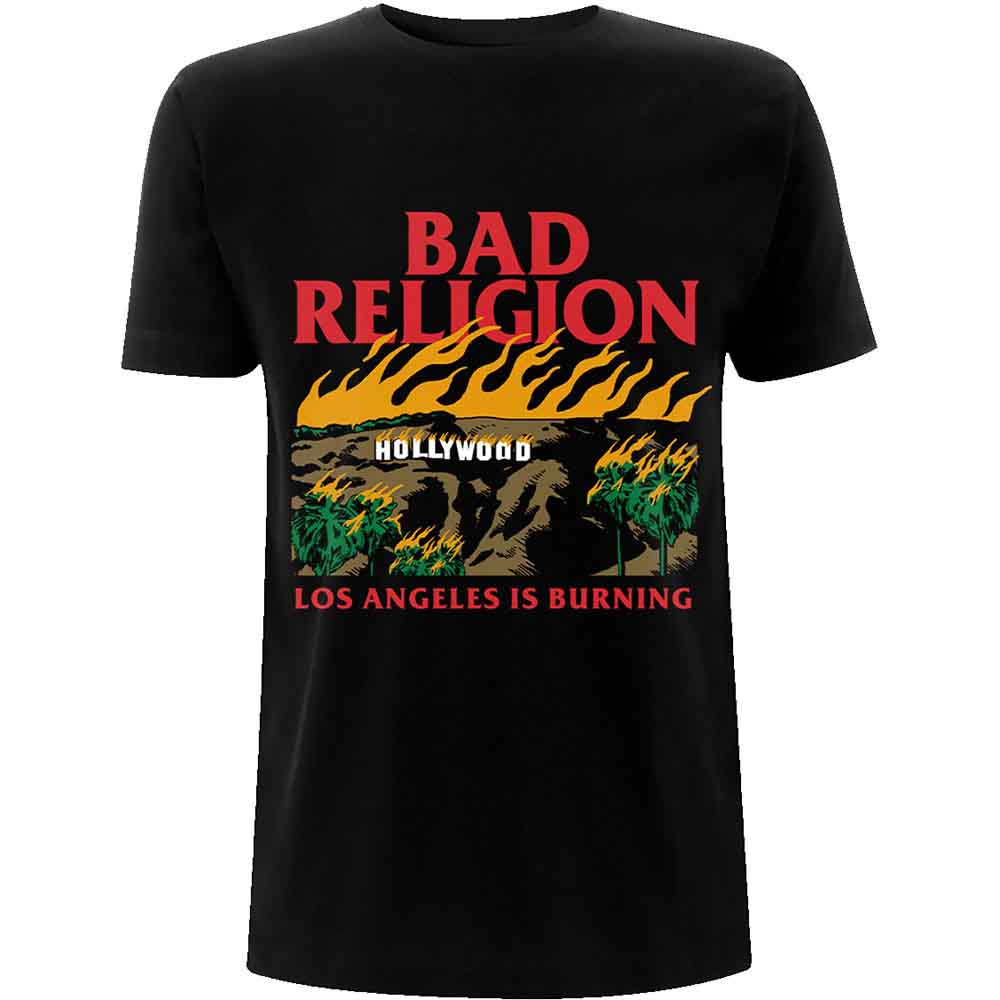 Bad Religion T-Shirt: Burning Black