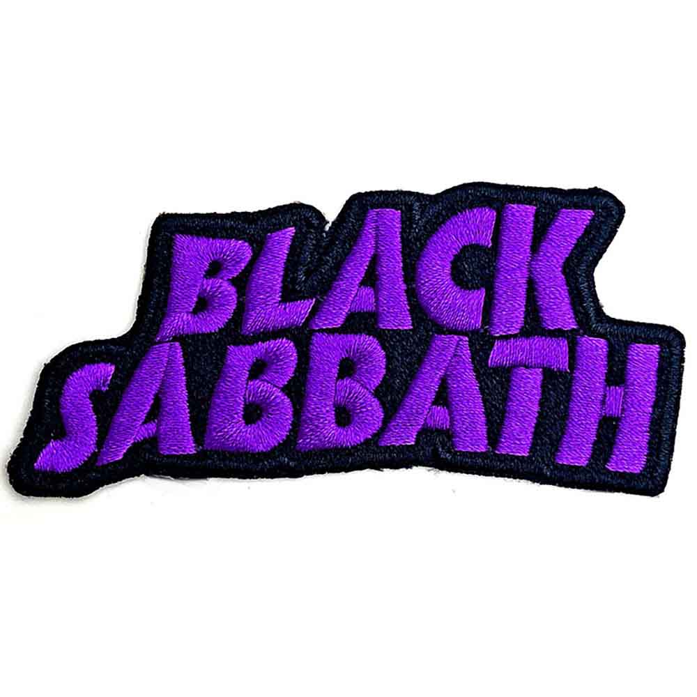Black Sabbath Patch: Cut Out Wavy Logo