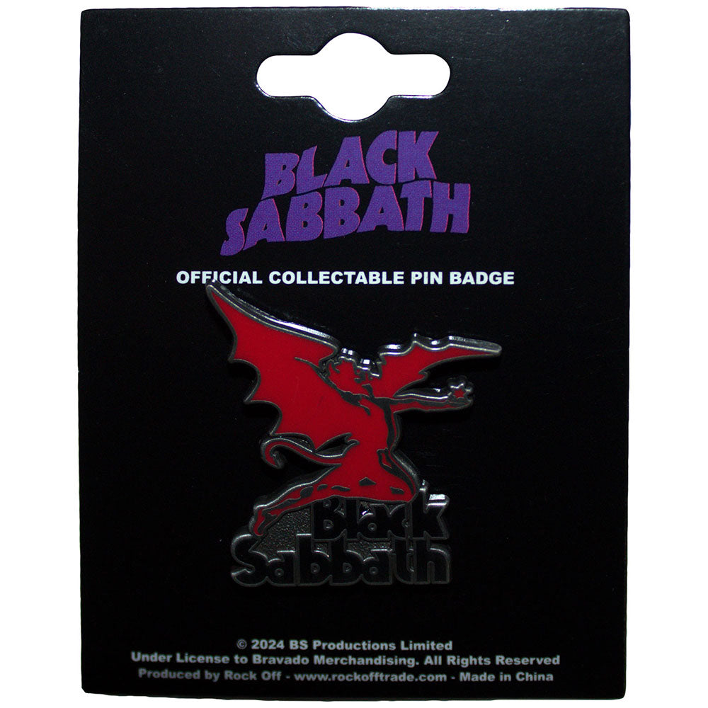 Black Sabbath Badge: Logo & Daemon