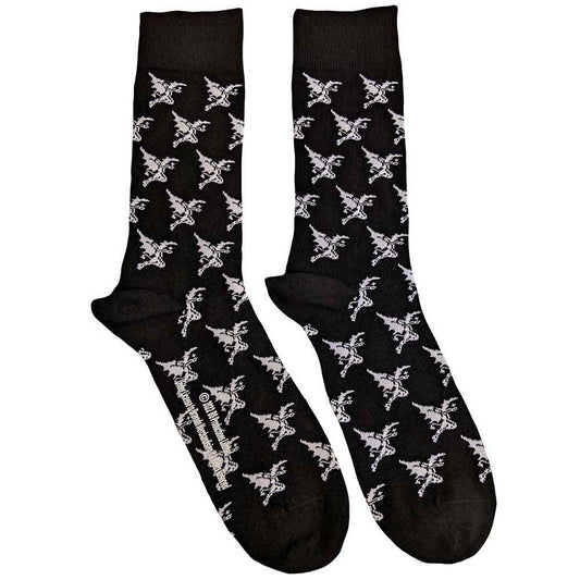 Black Sabbath Socks: Demon Pattern