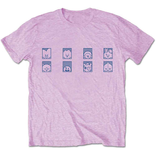 BT21 T-Shirt: Group Squares