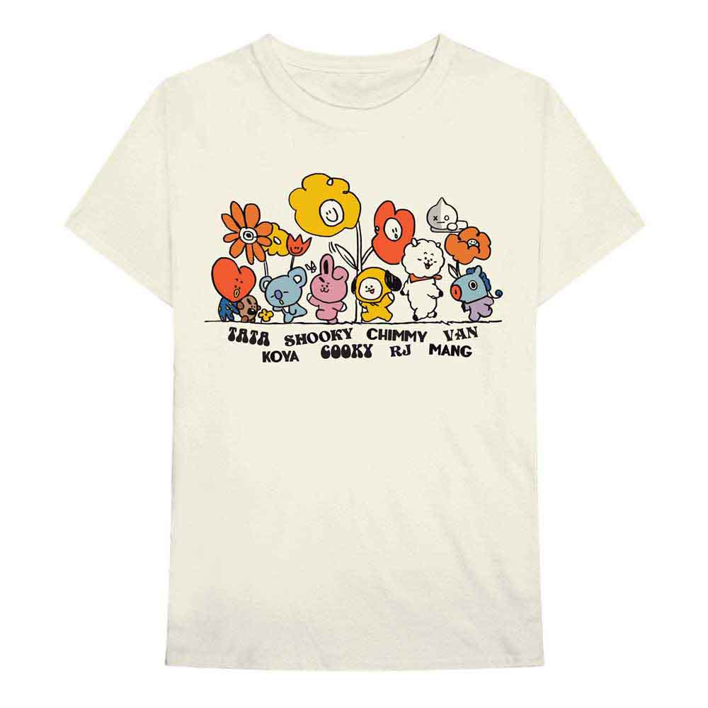BT21 T-Shirt: Hippie Flowers