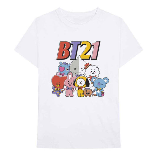 BT21 T-Shirt: Colourful Squad
