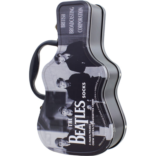 The Beatles Sock Guitar Tin: Black & White Band