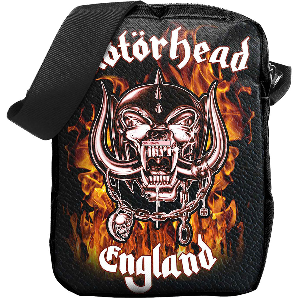 Motorhead Crossbody Bag: England Fire