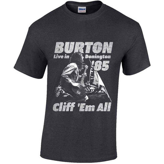 Cliff Burton T-Shirt: Flag Retro