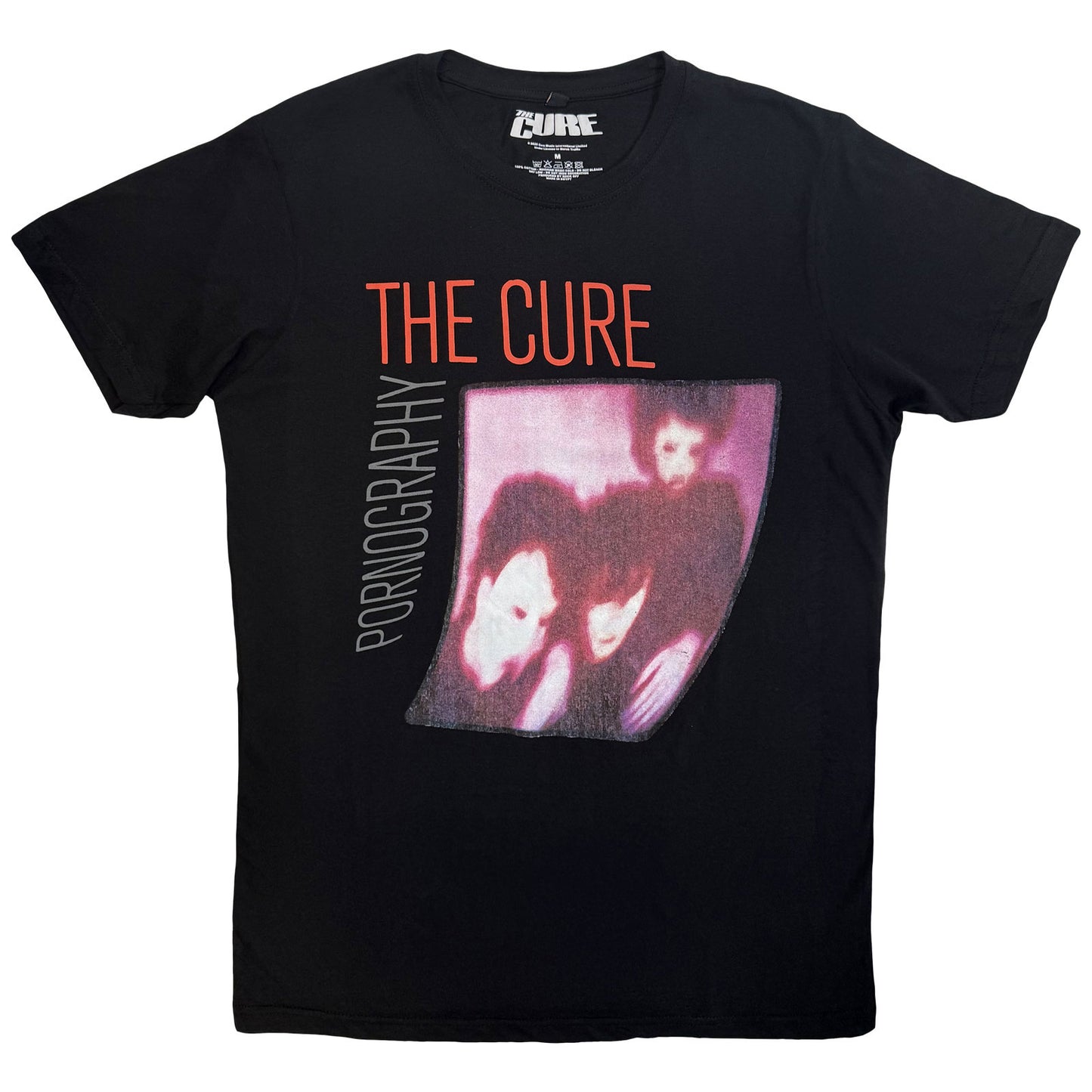 The Cure Carbon T-Shirt: Pornography Photo Warped