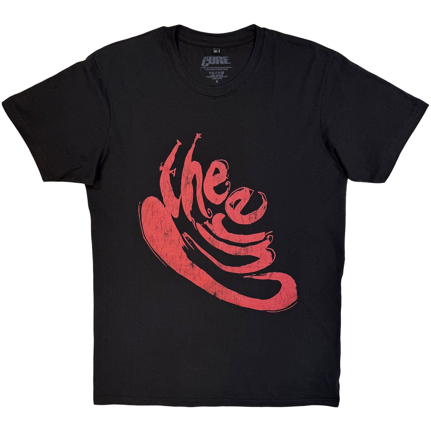 The Cure Premium Carbon T-Shirt: Swirl Logo