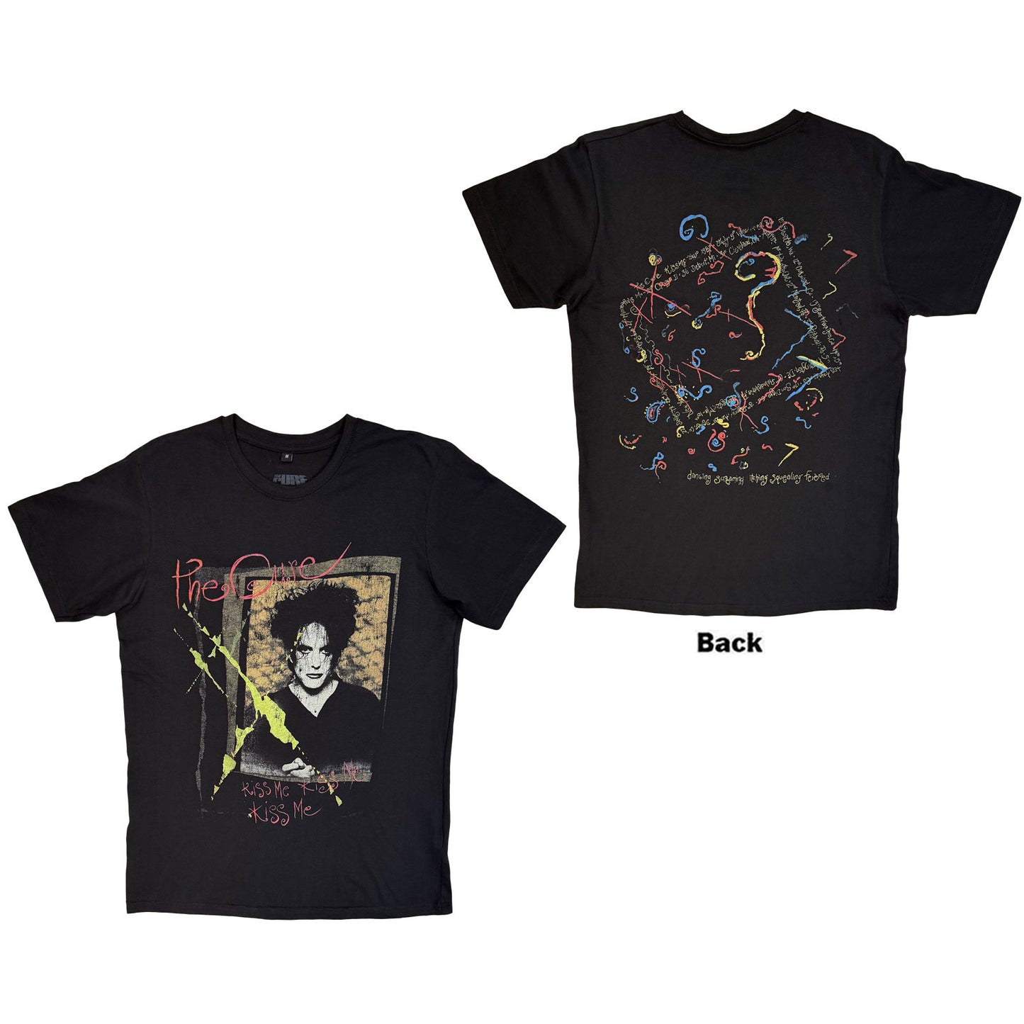 The Cure Premium Carbon T-Shirt: Kiss Me Vintage