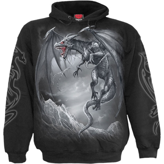 Spiral Pullover Hoodie: Dragon's Cry