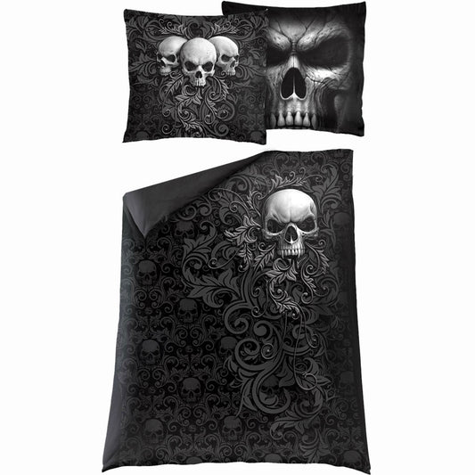 Spiral Duvet Set: Skull Scroll