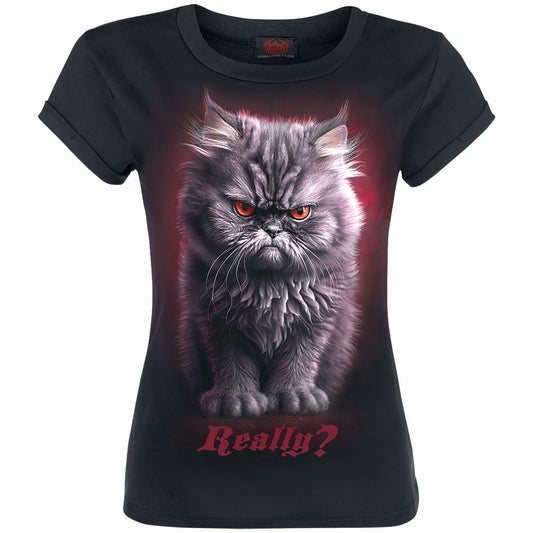 Spiral Girls Boat Neck T-Shirt: Anger Management