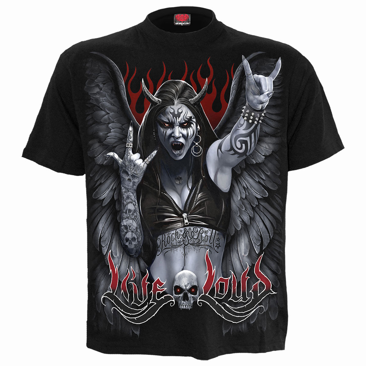 Spiral T-Shirt: Rock Loud