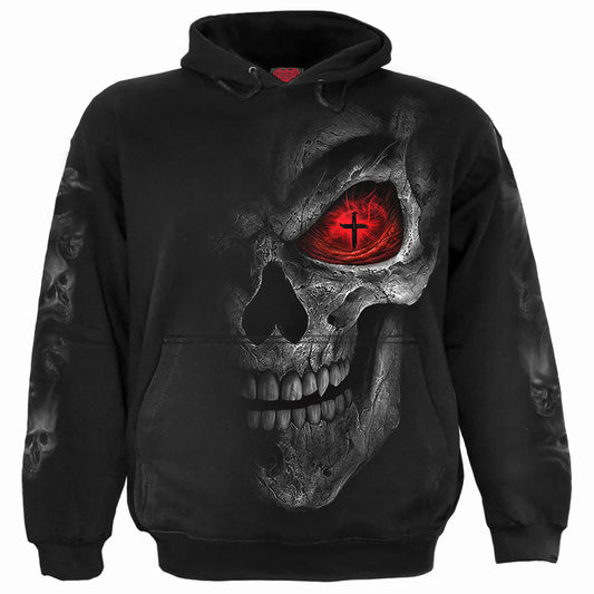 Spiral Pullover Hoodie: Death Stare