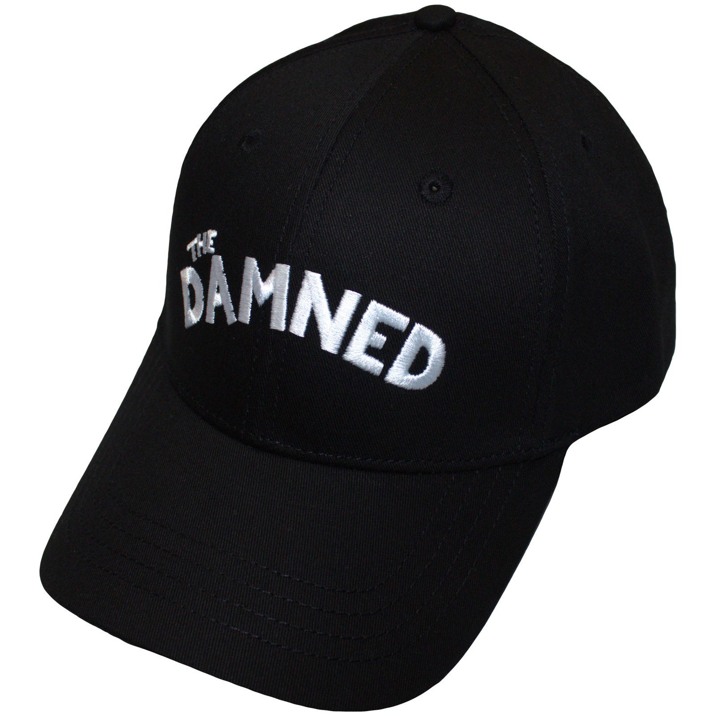The Damned Baseball Cap: Arched Logo
