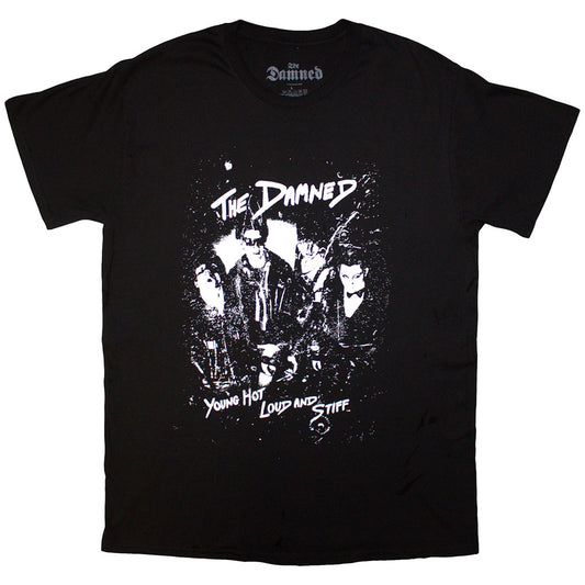 The Damned T-Shirt: Young Hot Loud & Stiff