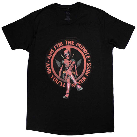 Marvel Comics T-Shirt: Deadpool Aim Middle