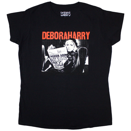 Debbie Harry Ladies T-Shirt: Women Are Just Slaves
