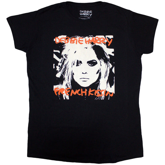 Debbie Harry Ladies T-Shirt: French Kissin'