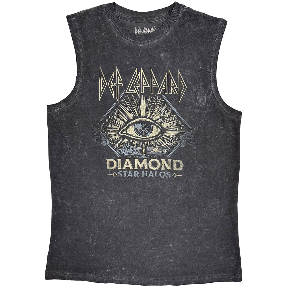 Def Leppard Tank T-Shirt: Diamond Star Halos