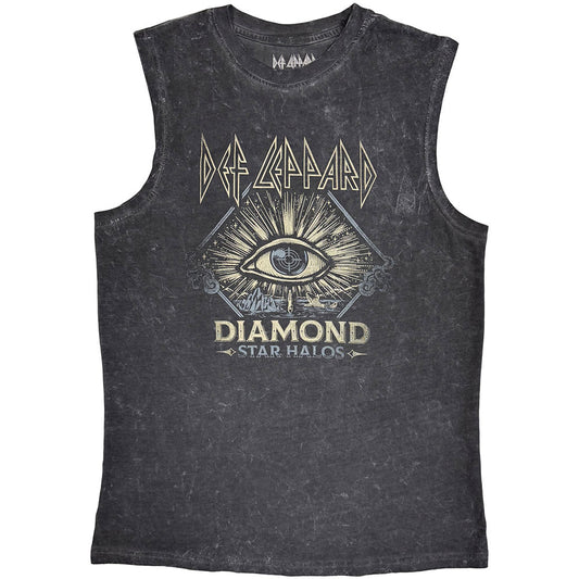 Def Leppard Tank T-Shirt: Diamond Star Halos
