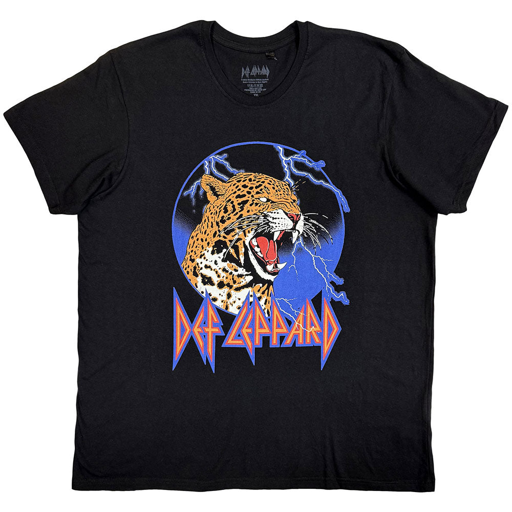 Def Leppard T-Shirt: Lightning Leopard