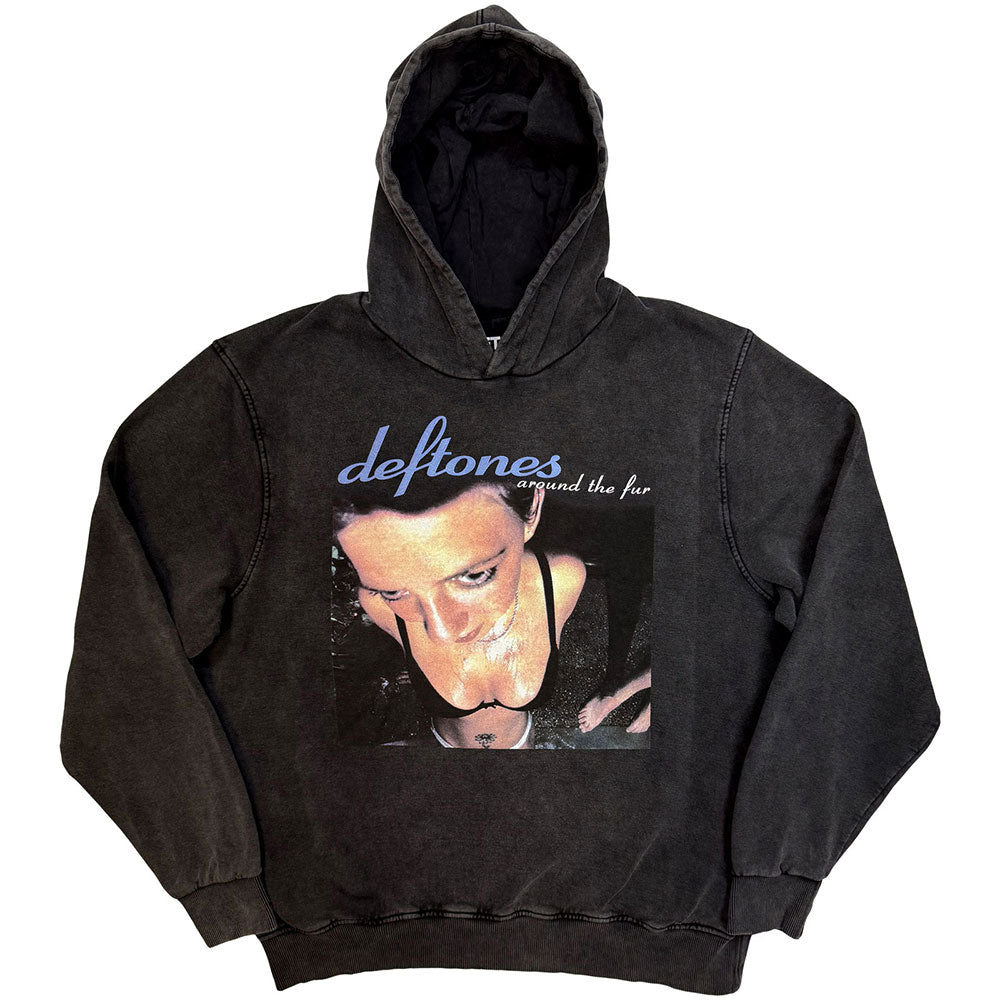 Deftones Stone Wash Pullover Hoodie: Around The Fur