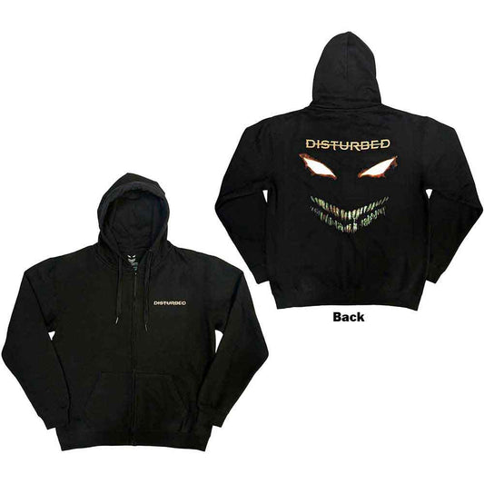 Disturbed Zipped Hoodie: The Face