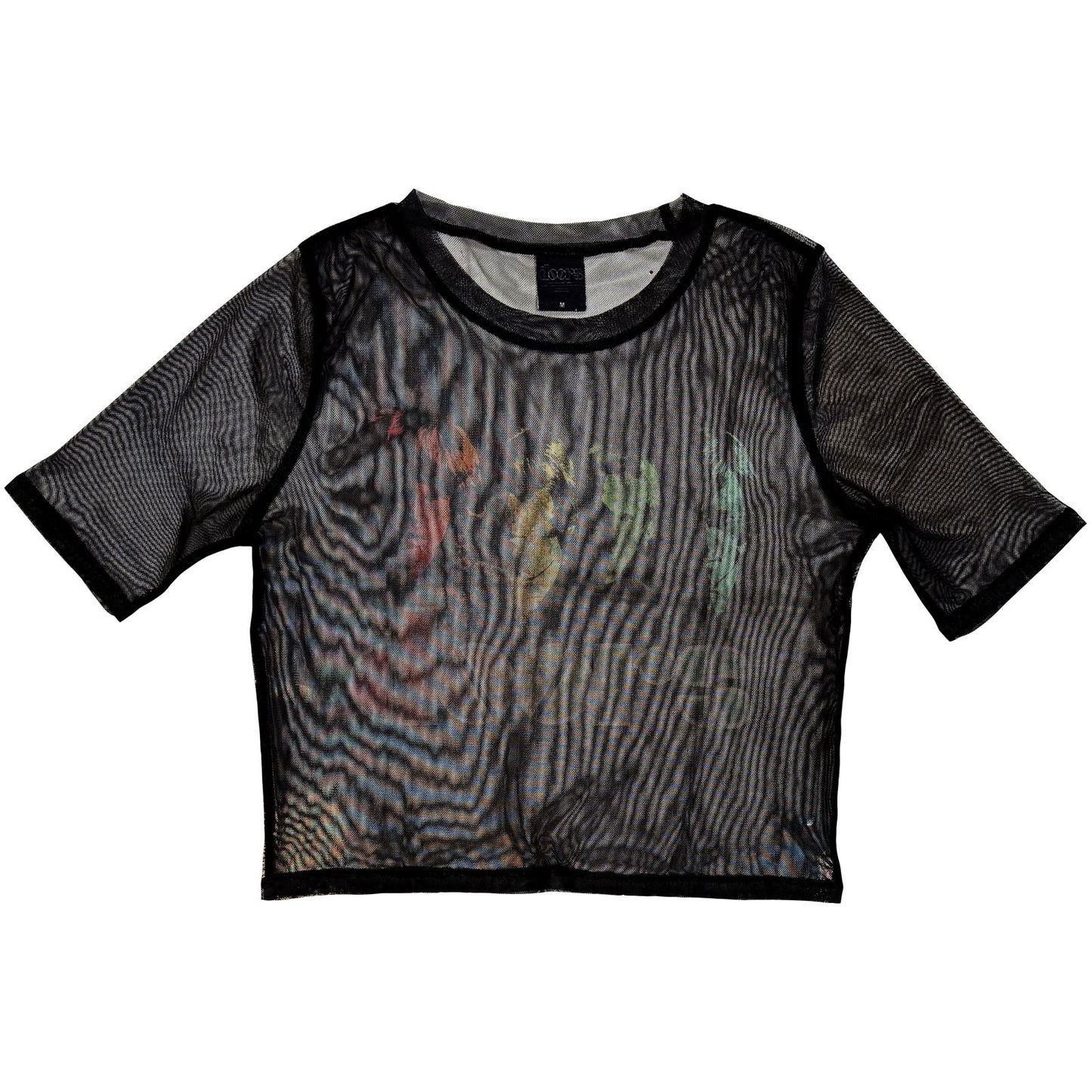 The Doors Ladies Mesh Crop Top: Spectrum