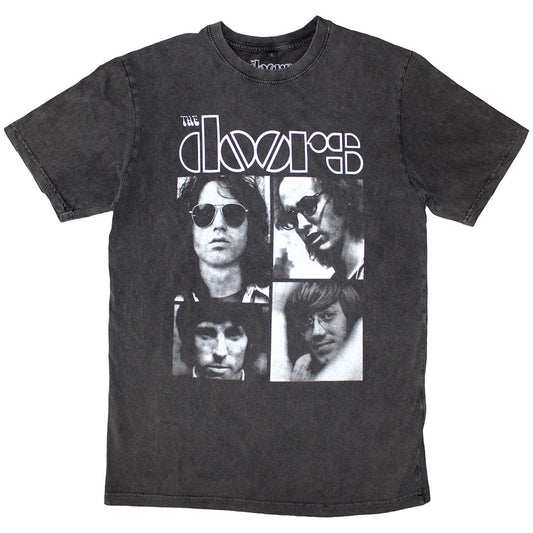 The Doors Stone Wash T-Shirt: Squares