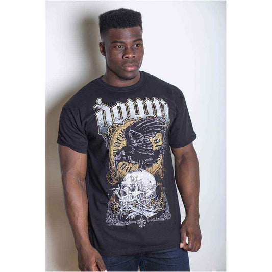 Down T-Shirt: Swamp Skull