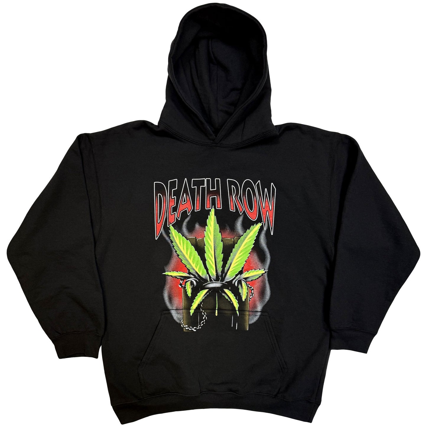 Death Row Records Pullover Hoodie: Leaf