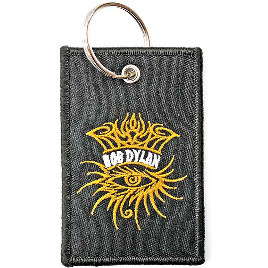 Bob Dylan Patch Keychain: Eye Icon