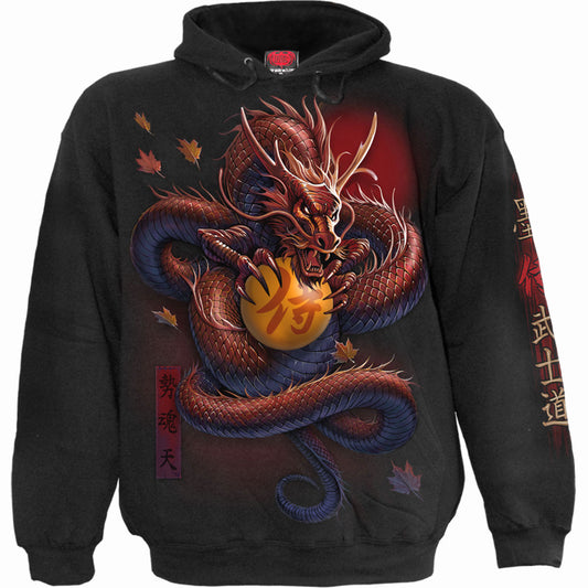 Spiral Pullover Hoodie: Samurai