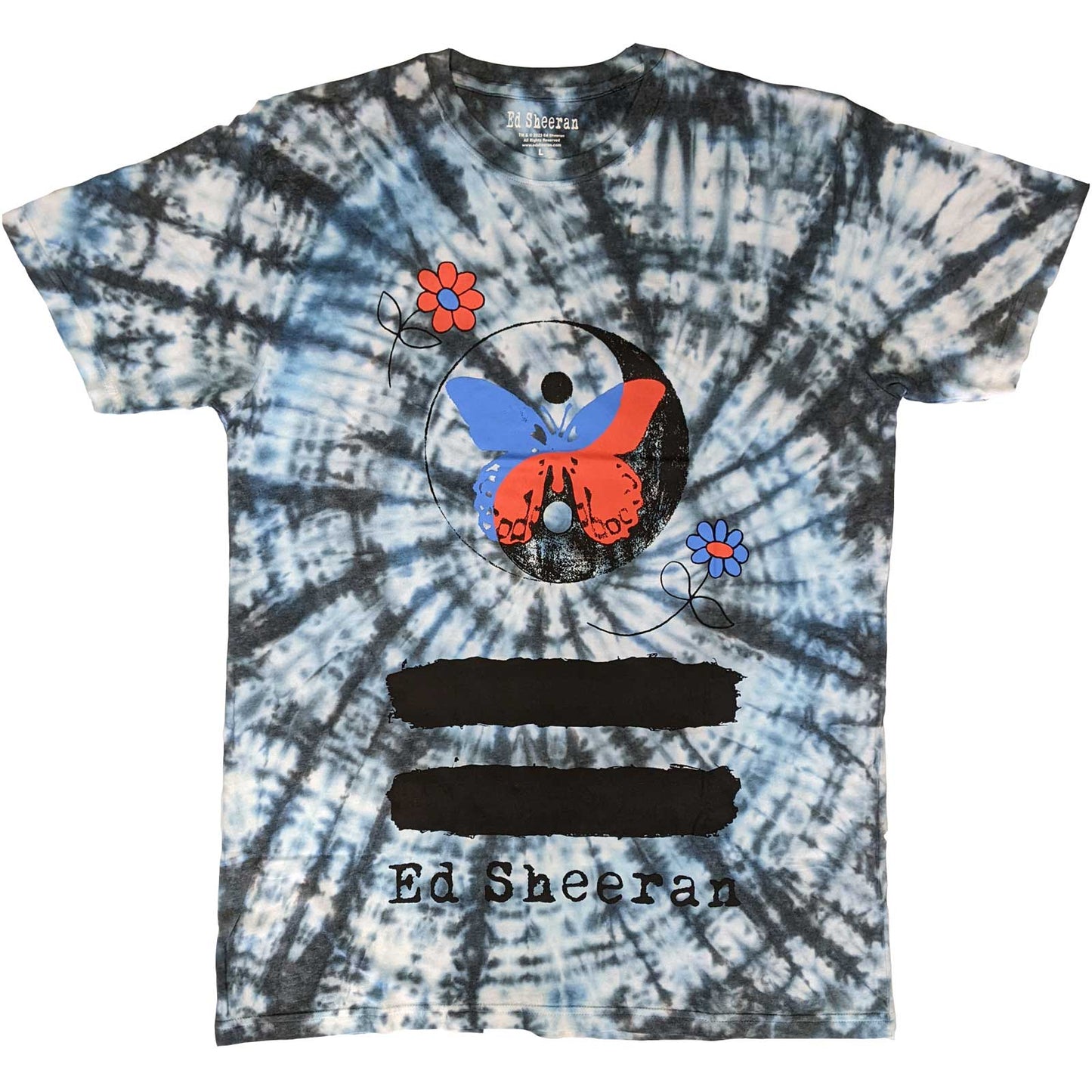 Ed Sheeran T-Shirt: Yin & Yang Butterfly