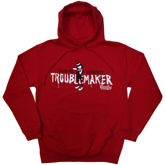 Emily The Strange Pullover Hoodie: Troublemaker