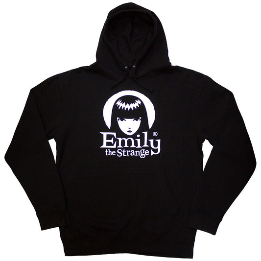 Emily The Strange Pullover Hoodie: Halo Logo