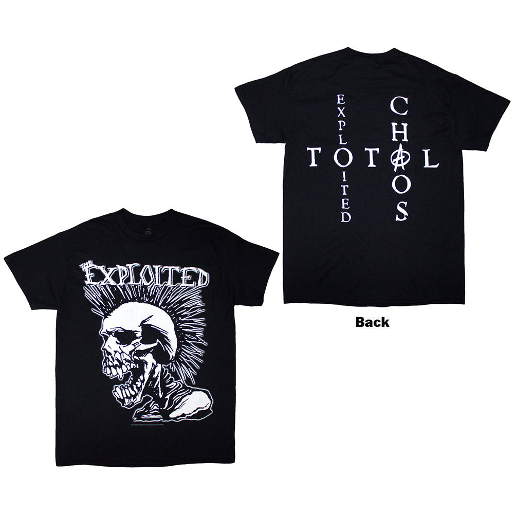 The Exploited T-Shirt: Mohican Skull
