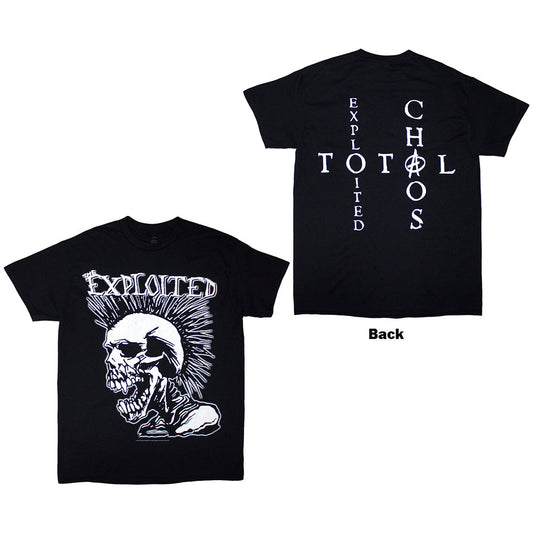 The Exploited T-Shirt: Mohican Skull