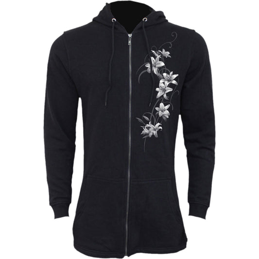 Spiral Ladies Fish Tail Zipped Hoodie: Pure Of Heart