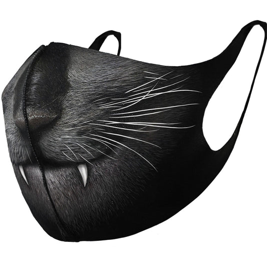 Spiral Face Mask: Cat Fangs