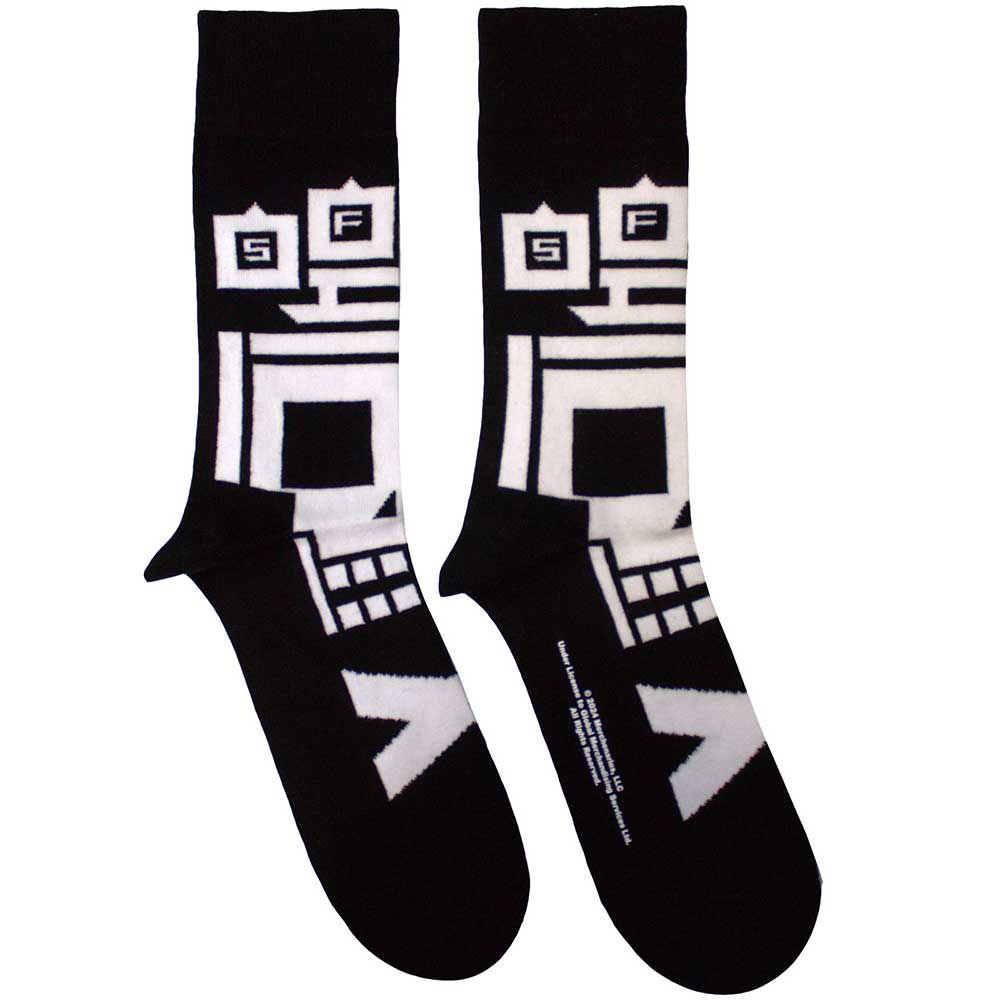 Five Finger Death Punch Socks: Pixeled Skull