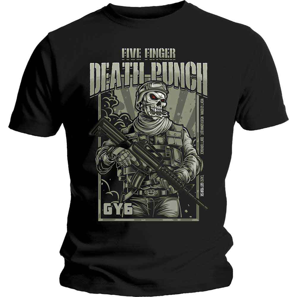 Five Finger Death Punch T-Shirt: War Soldier